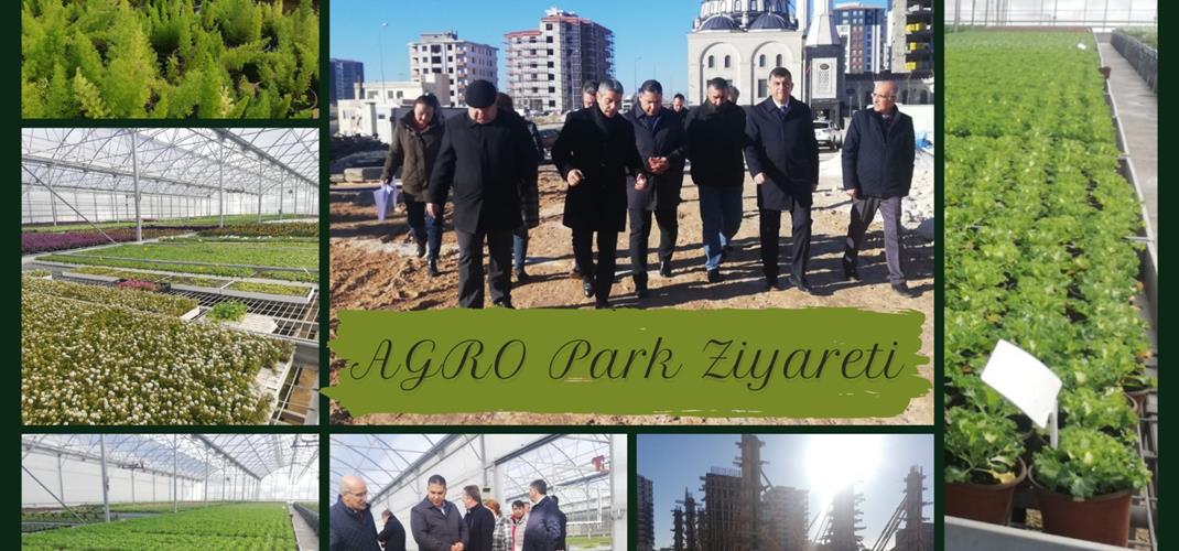 İl Müdürümüz Mehmet KARAYILAN'NIN AGRO parkı açılışı öncesinde ziyarette bulundu